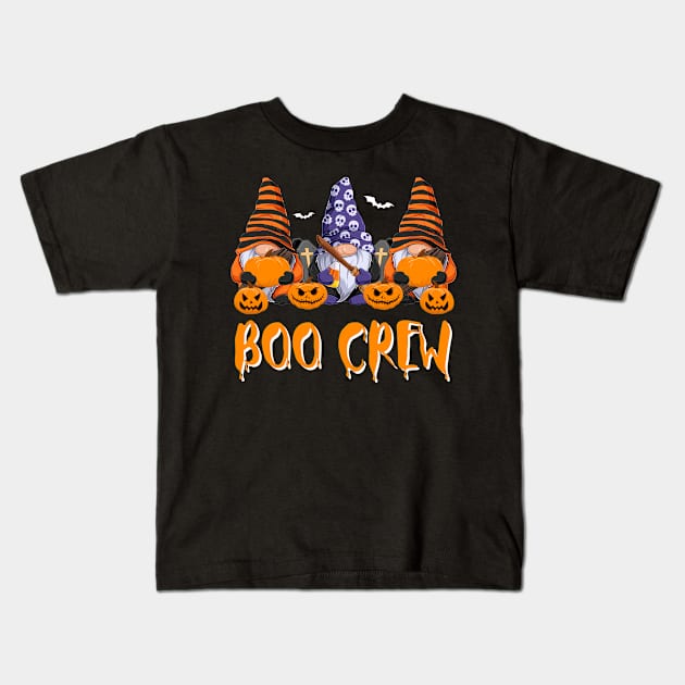 Boo Crew Halloween Kids T-Shirt by Arts-lf